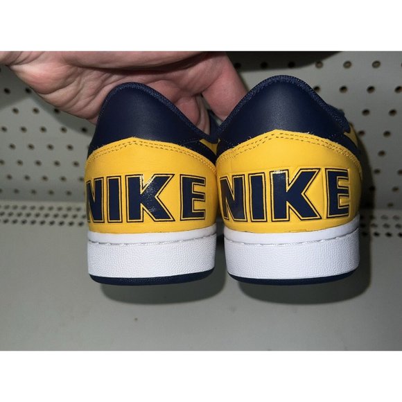 Nike Terminator Low OG Michigan Mens Leather Basketball Shoes Size 9 FJ4206-700 main image 5